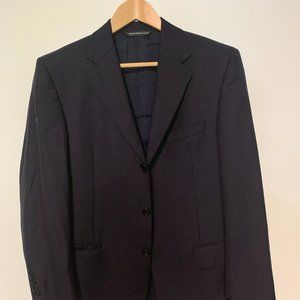Coppley Men's Dark Navy  3 button Sport Coat/ Blazer/ suit jacket Size 38